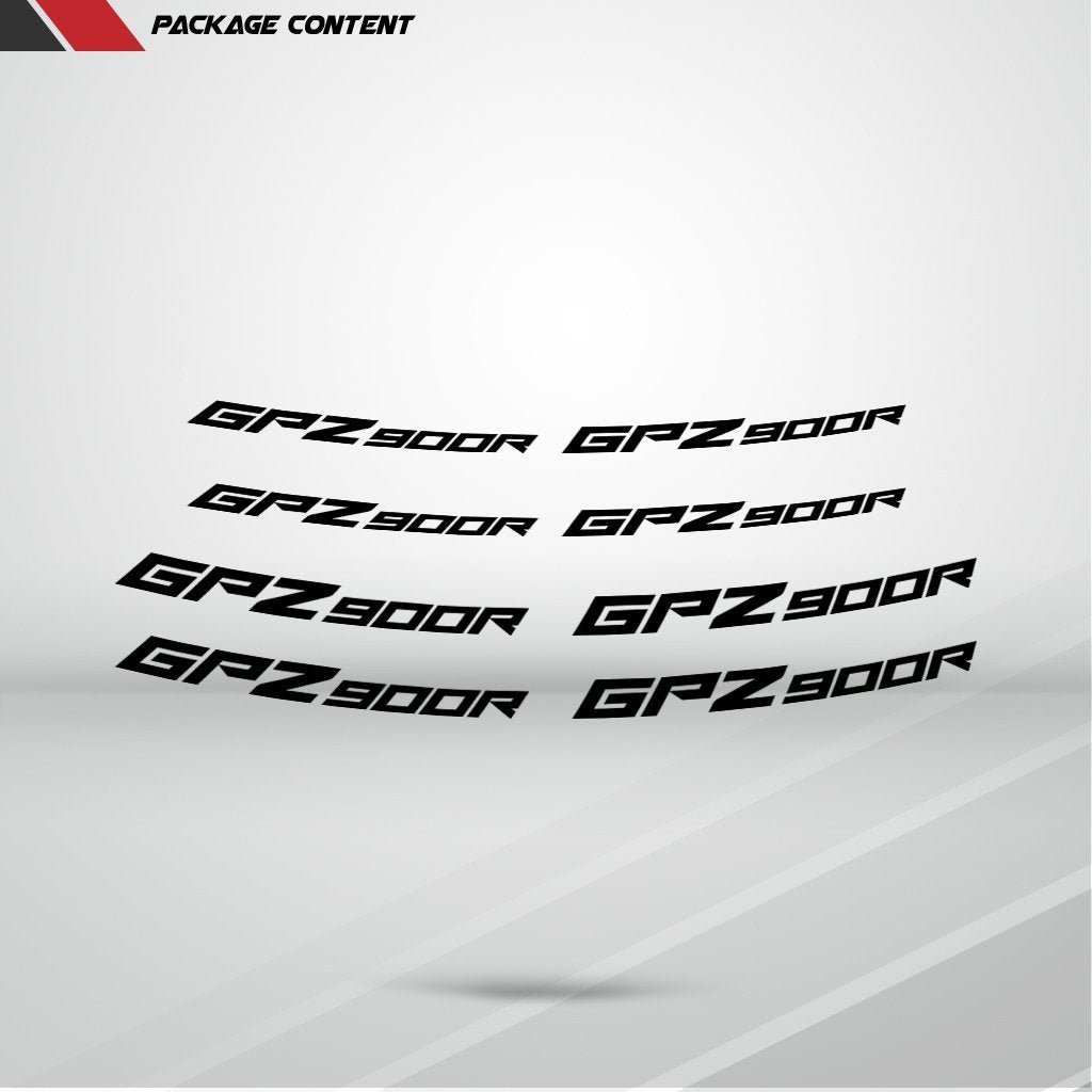 Dual Pack Inner Rim Tape Sticker Decal for Kawasaki GPZ 900R - Motorcycle stickers and decals