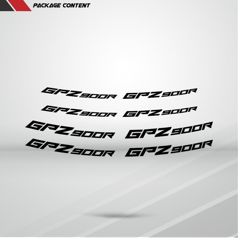 Dual Pack Inner Rim Tape Sticker Decal for Kawasaki GPZ 900R - Motorcycle stickers and decals
