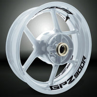 Dual Pack Inner Rim Tape Sticker Decal for Kawasaki GPZ 900R - Motorcycle stickers and decals