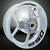 Dual Pack Inner Rim Tape Sticker Decal for Kawasaki Ninja 250 - Motorcycle stickers and decals