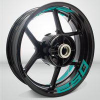 Dual Pack Inner Rim Tape Sticker Decal for Kawasaki Ninja 250 - Motorcycle stickers and decals