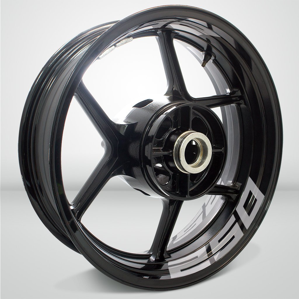 Dual Pack Inner Rim Tape Sticker Decal for Kawasaki Ninja 250 - Motorcycle stickers and decals