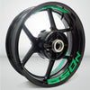 Dual Pack Inner Rim Tape Sticker Decal for Kawasaki Ninja 650N - Motorcycle stickers and decals
