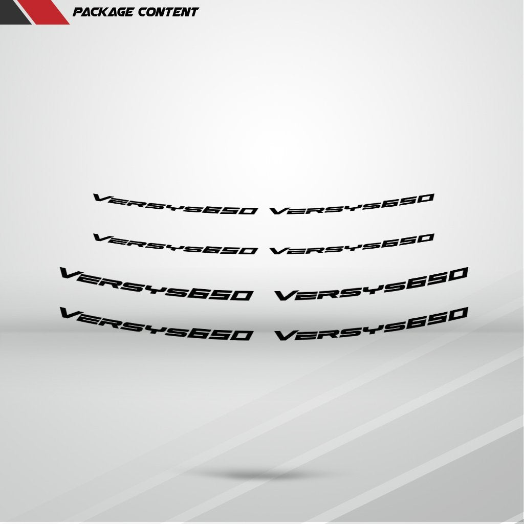 Dual Pack Inner Rim Tape Sticker Decal for Kawasaki Versys 650 - Motorcycle stickers and decals