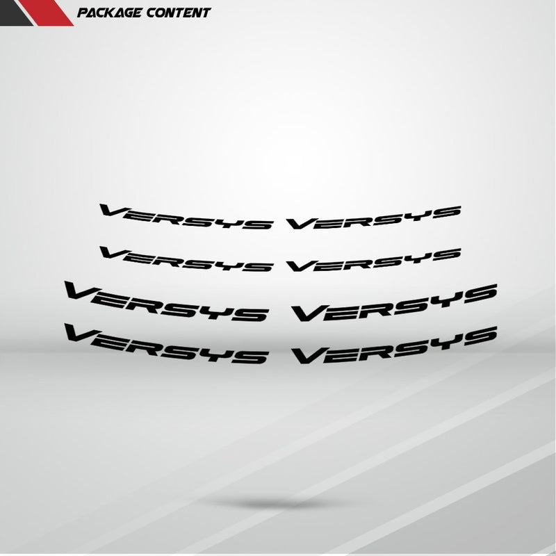 Dual Pack Inner Rim Tape Sticker Decal for Kawasaki Versys - Motorcycle stickers and decals