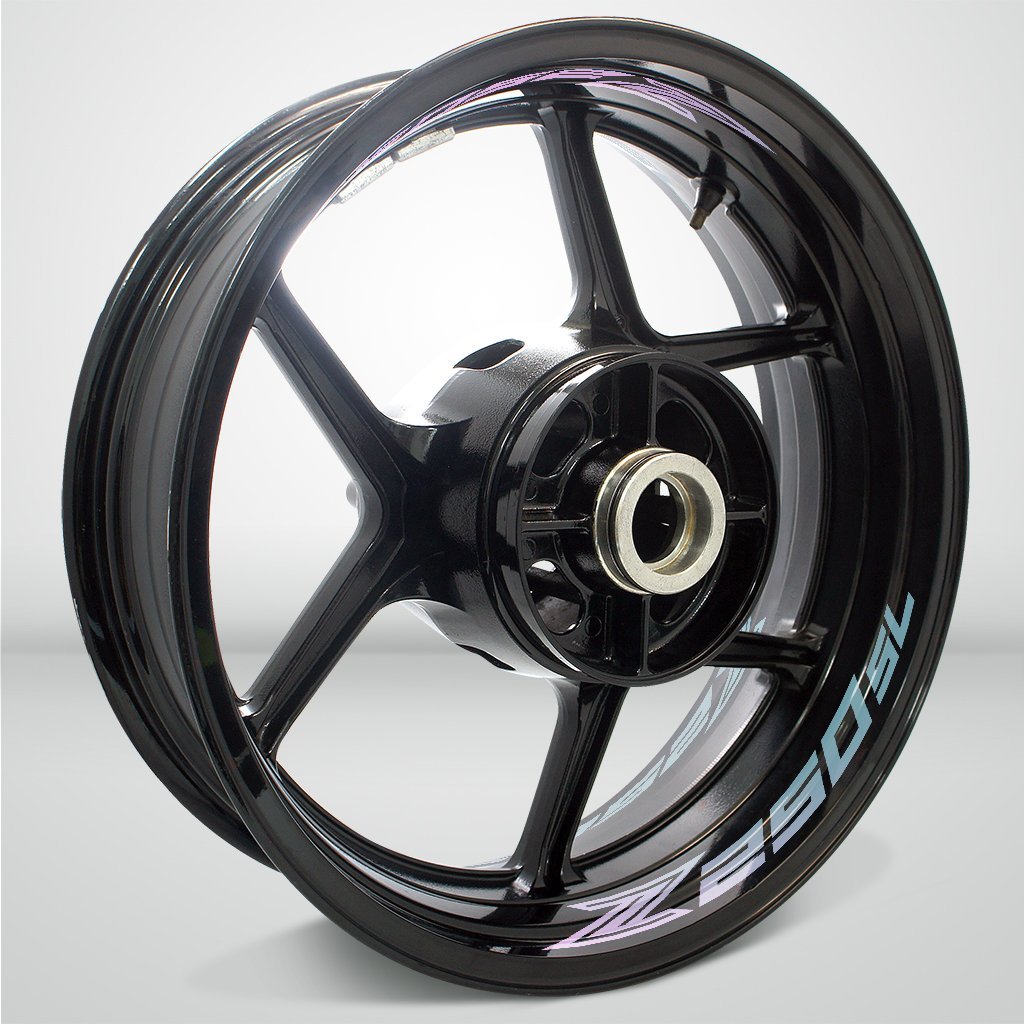 Dual Pack Inner Rim Tape Sticker Decal for Kawasaki Z250 SL - Motorcycle stickers and decals