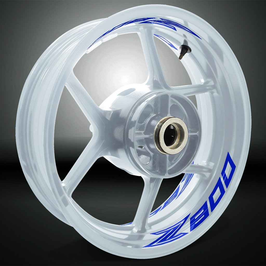 Dual Pack Inner Rim Tape Sticker Decal for Kawasaki Z800 - Motorcycle stickers and decals