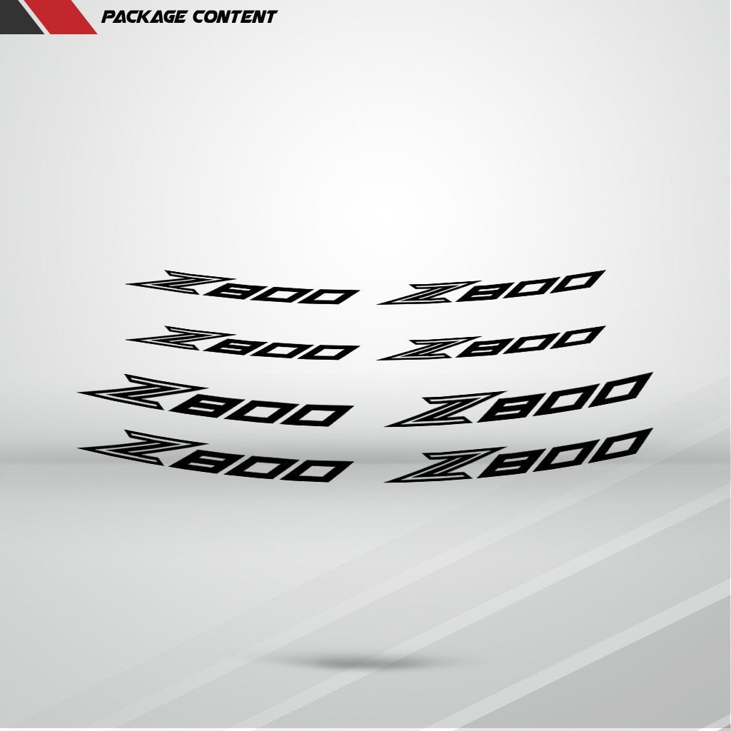 Dual Pack Inner Rim Tape Sticker Decal for Kawasaki Z800 - Motorcycle stickers and decals