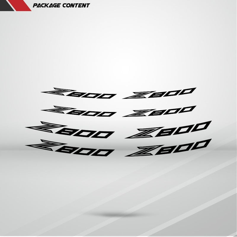 Dual Pack Inner Rim Tape Sticker Decal for Kawasaki Z800 - Motorcycle stickers and decals