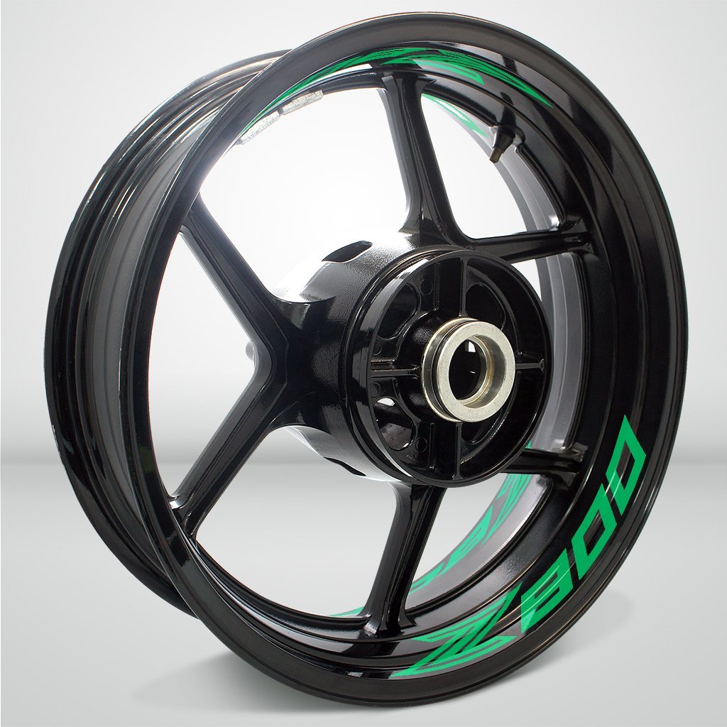 Dual Pack Inner Rim Tape Sticker Decal for Kawasaki Z800 - Motorcycle stickers and decals