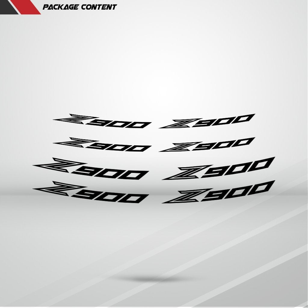 Dual Pack Inner Rim Tape Sticker Decal for Kawasaki Z900 - Motorcycle stickers and decals
