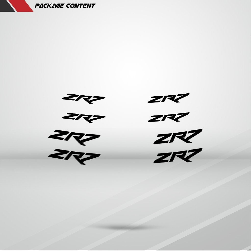 Dual Pack Inner Rim Tape Sticker Decal for Kawasaki ZR7 - Motorcycle stickers and decals