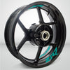 Dual Pack Inner Rim Tape Sticker Decal for Kawasaki ZR7 - Motorcycle stickers and decals