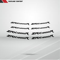 Dual Pack Inner Rim Tape Sticker Decal for Kawasaki ZRX 1200R - Motorcycle stickers and decals