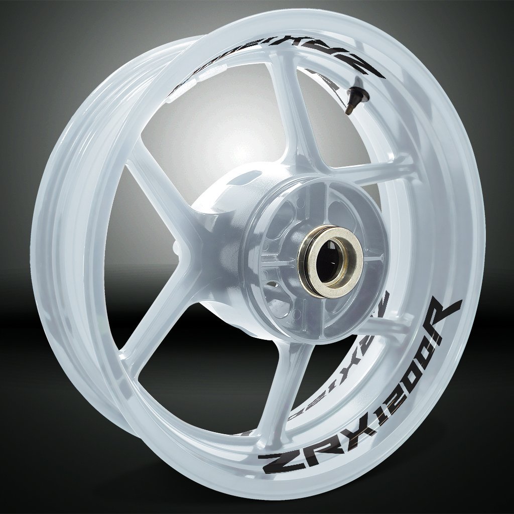 Dual Pack Inner Rim Tape Sticker Decal for Kawasaki ZRX 1200R - Motorcycle stickers and decals