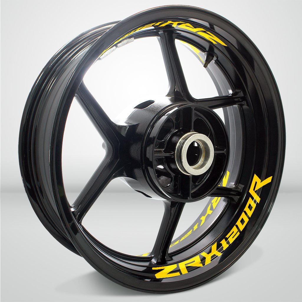 Dual Pack Inner Rim Tape Sticker Decal for Kawasaki ZRX 1200R - Motorcycle stickers and decals