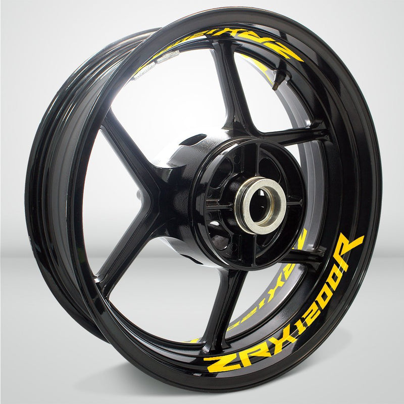 Dual Pack Inner Rim Tape Sticker Decal for Kawasaki ZRX 1200R - Motorcycle stickers and decals
