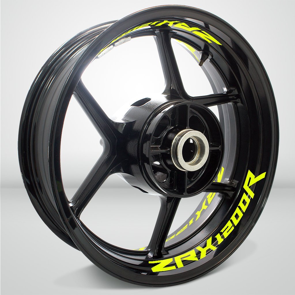 Dual Pack Inner Rim Tape Sticker Decal for Kawasaki ZRX 1200R - Motorcycle stickers and decals