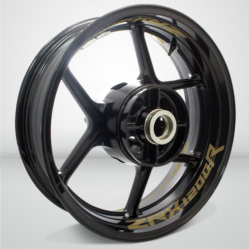 Dual Pack Inner Rim Tape Sticker Decal for Kawasaki ZRX 1200R - Motorcycle stickers and decals