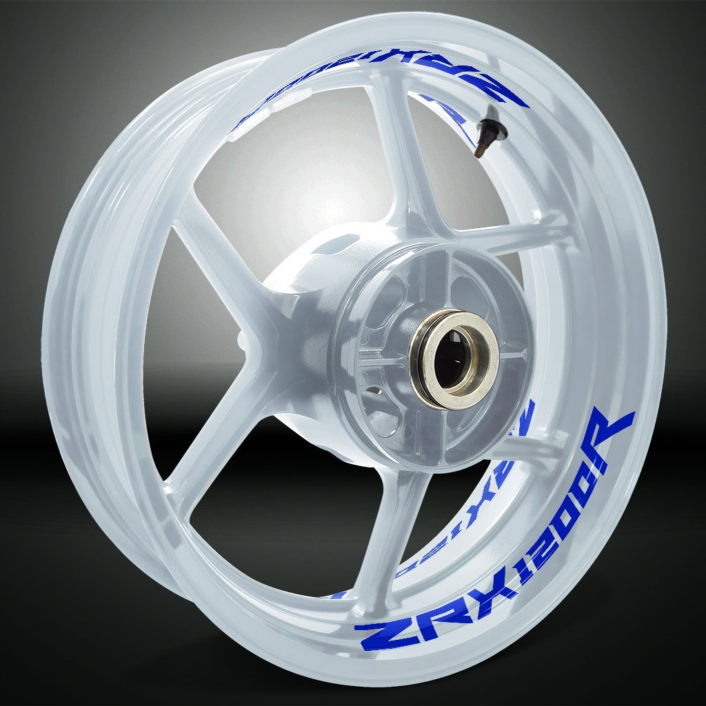 Dual Pack Inner Rim Tape Sticker Decal for Kawasaki ZRX 1200R - Motorcycle stickers and decals