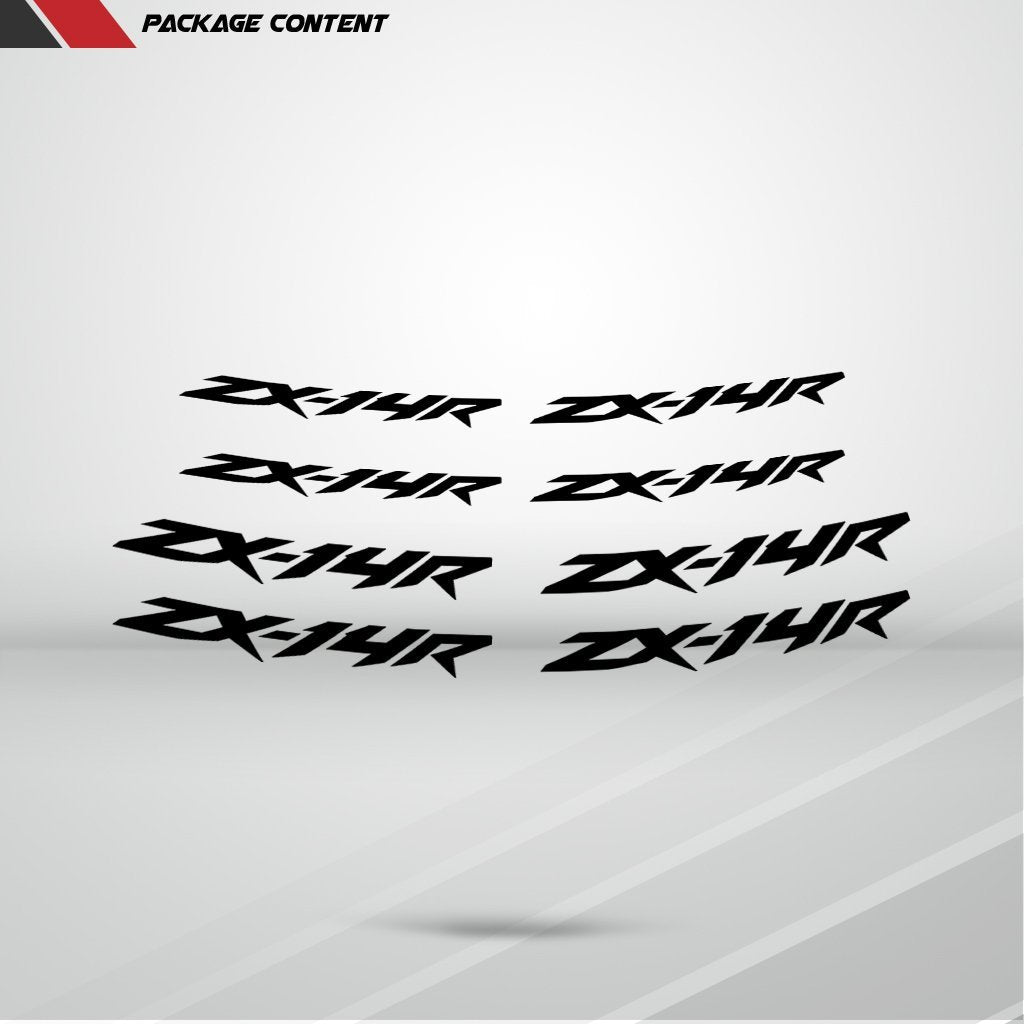 Dual Pack Inner Rim Tape Sticker Decal for Kawasaki ZX14R - Motorcycle stickers and decals