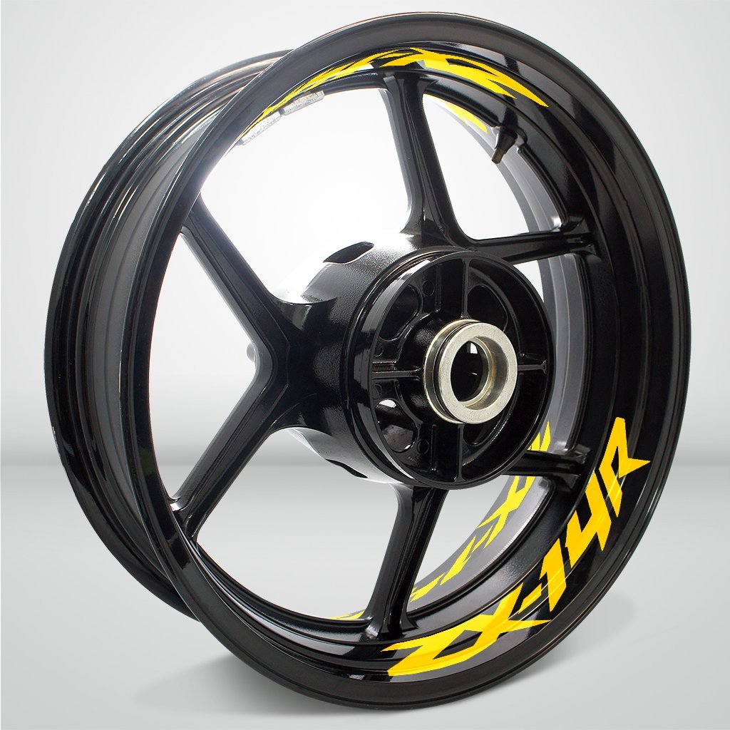 Dual Pack Inner Rim Tape Sticker Decal for Kawasaki ZX14R - Motorcycle stickers and decals