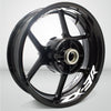 Dual Pack Inner Rim Tape Sticker Decal for Kawasaki ZX3R - Motorcycle stickers and decals