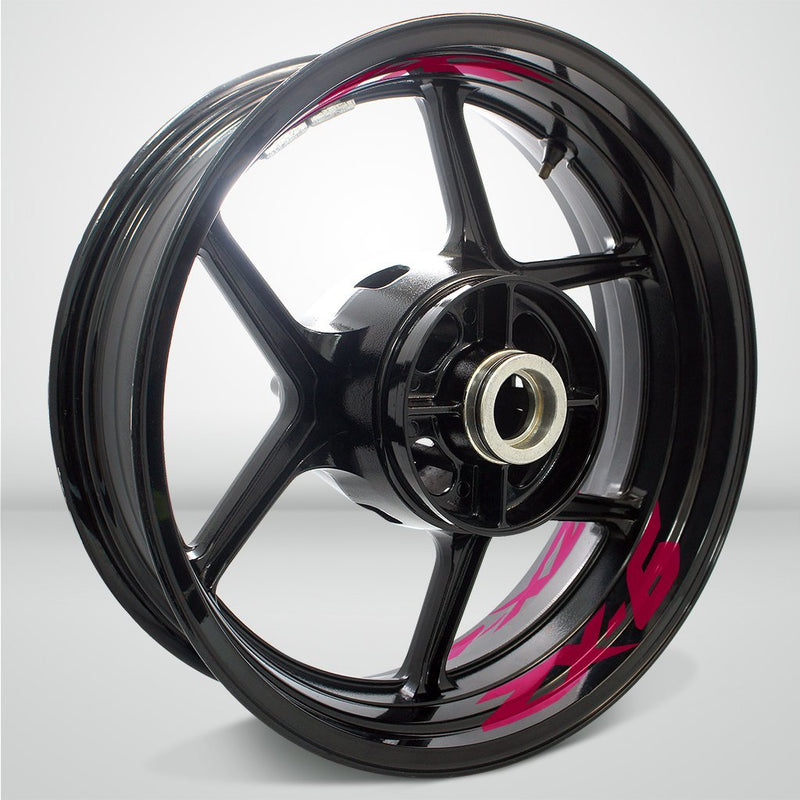 Dual Pack Inner Rim Tape Sticker Decal for Kawasaki ZX6 - Motorcycle stickers and decals