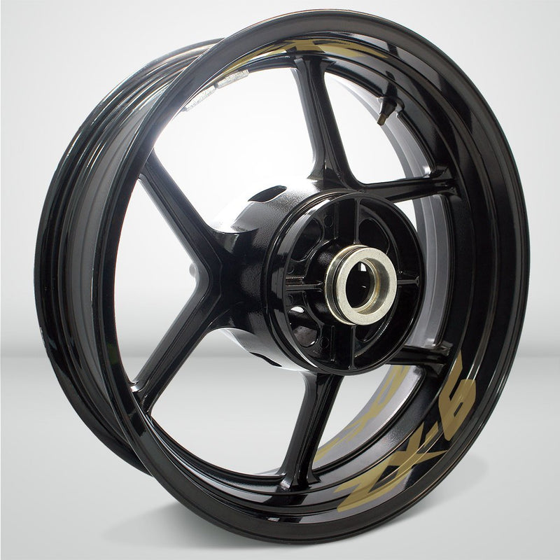 Dual Pack Inner Rim Tape Sticker Decal for Kawasaki ZX6 - Motorcycle stickers and decals