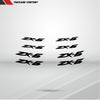 Dual Pack Inner Rim Tape Sticker Decal for Kawasaki ZX6 - Motorcycle stickers and decals