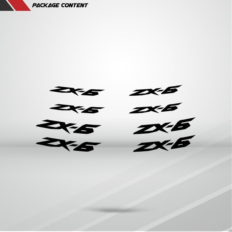 Dual Pack Inner Rim Tape Sticker Decal for Kawasaki ZX6 - Motorcycle stickers and decals