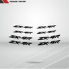 Dual Pack Inner Rim Tape Sticker Decal for Kawasaki ZX9R - Motorcycle stickers and decals