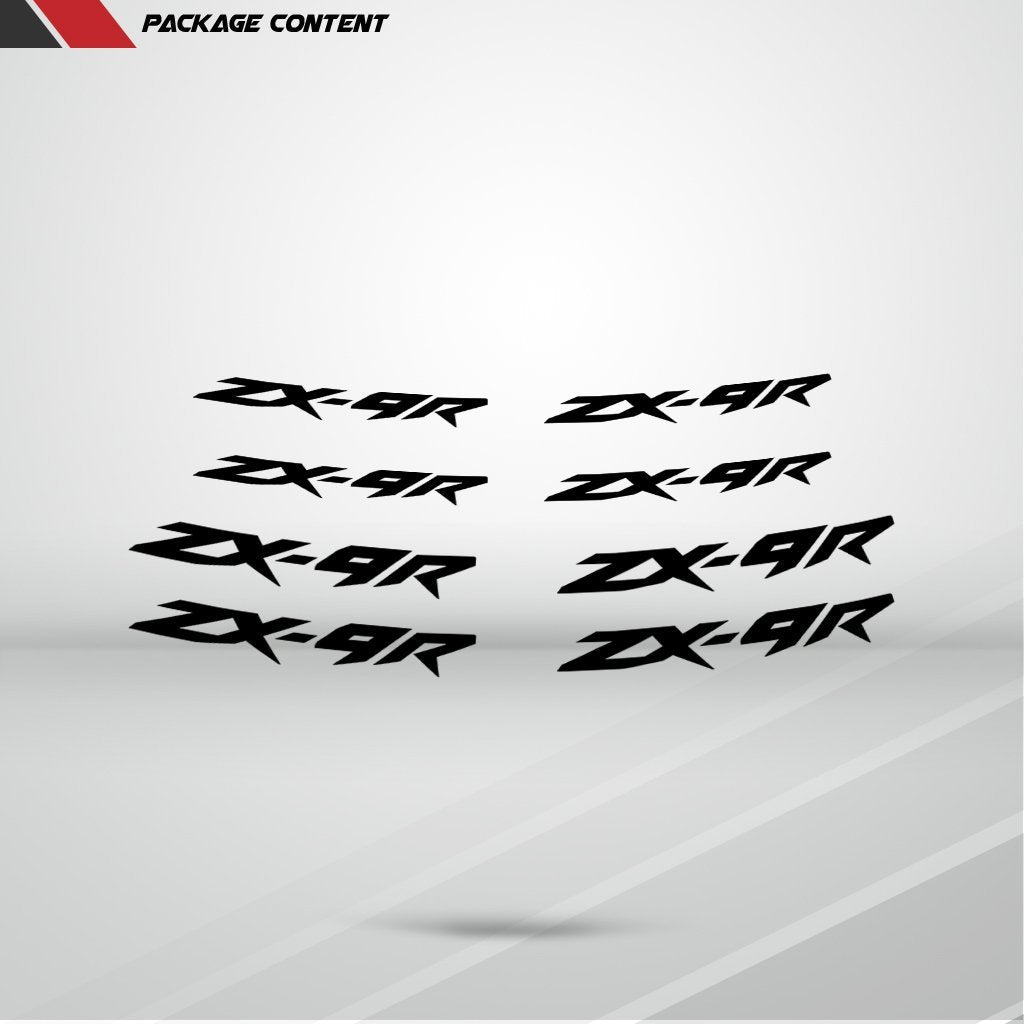 Dual Pack Inner Rim Tape Sticker Decal for Kawasaki ZX9R - Motorcycle stickers and decals