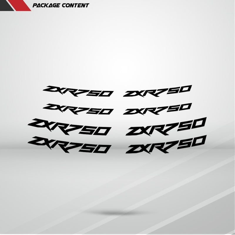 Dual Pack Inner Rim Tape Sticker Decal for Kawasaki ZXR750 - Motorcycle stickers and decals