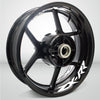 Dual Pack Inner Rim Tape Sticker Decal for Kawasaki ZXRR - Motorcycle stickers and decals