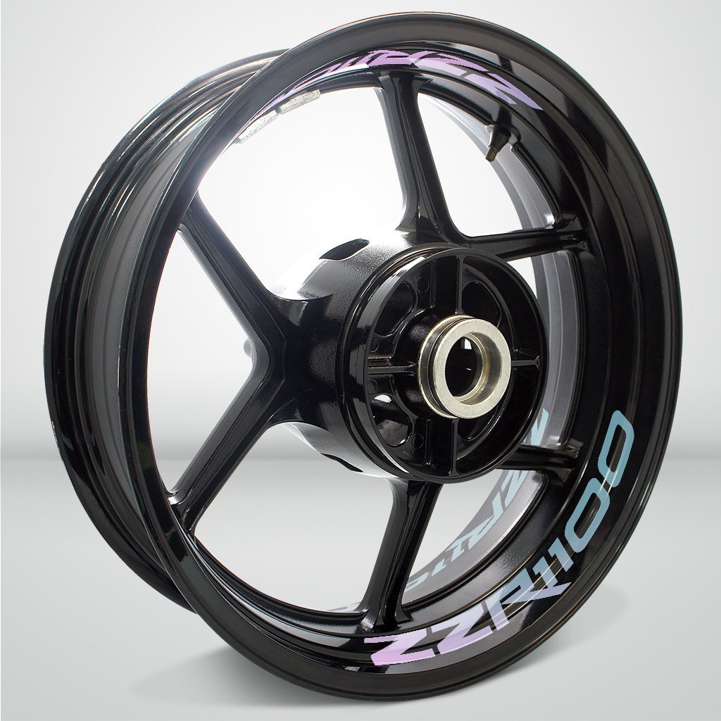 Dual Pack Inner Rim Tape Sticker Decal for Kawasaki ZZR 1100 - Motorcycle stickers and decals