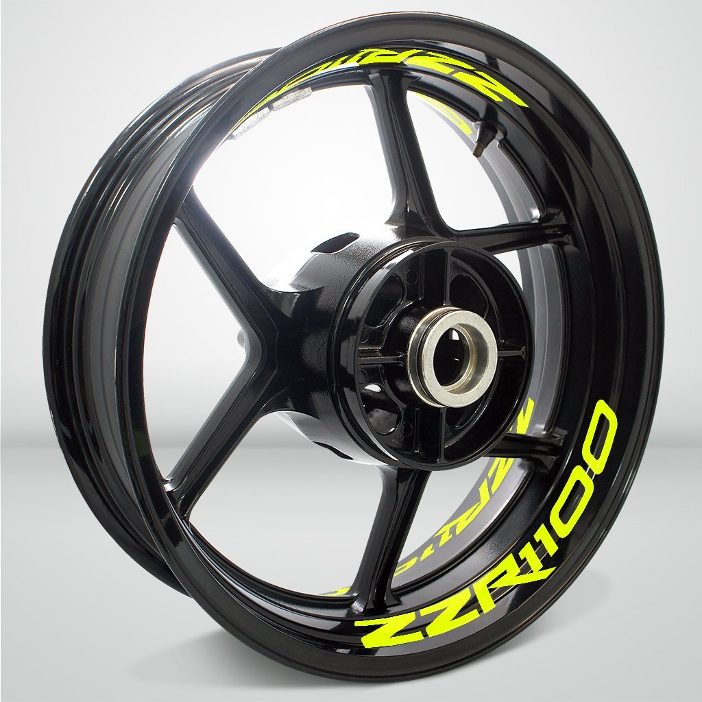 Dual Pack Inner Rim Tape Sticker Decal for Kawasaki ZZR 1100 - Motorcycle stickers and decals