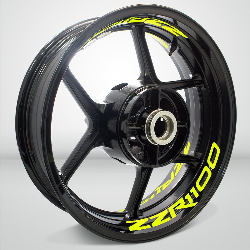Dual Pack Inner Rim Tape Sticker Decal for Kawasaki ZZR 1100 - Motorcycle stickers and decals