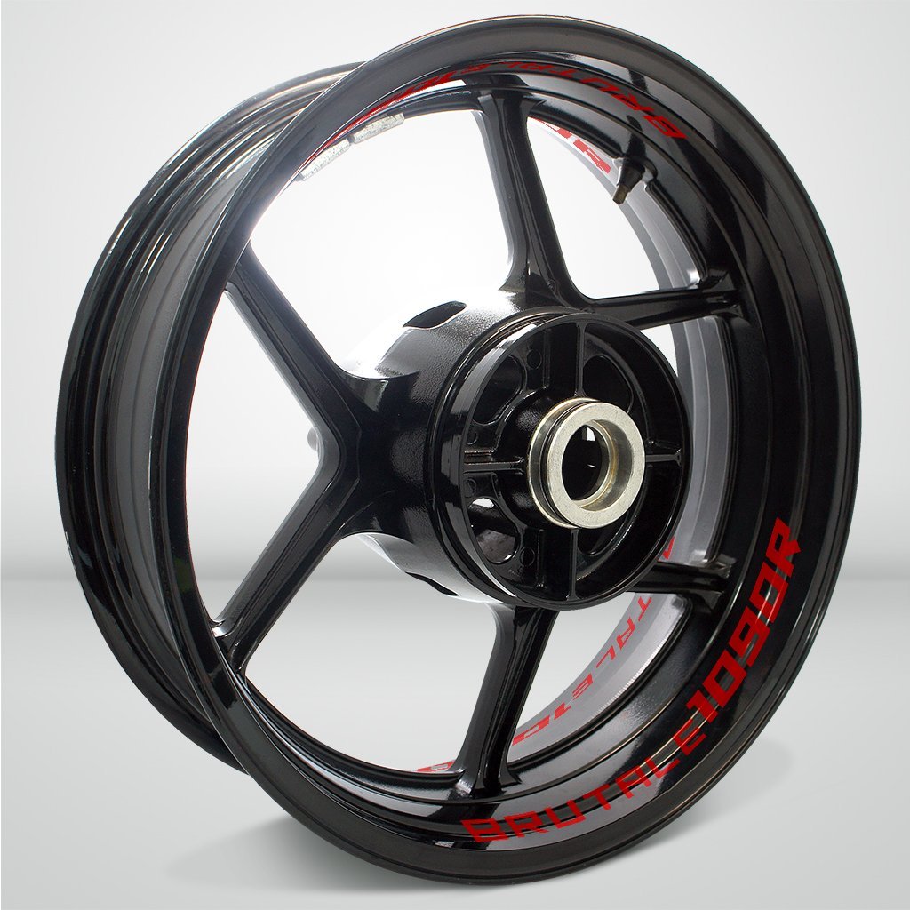 Dual Pack Inner Rim Tape Sticker Decal for MV Agusta Brutale - Motorcycle stickers and decals