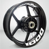 Dual Pack Inner Rim Tape Sticker Decal for Suzuki 1000 - Motorcycle stickers and decals