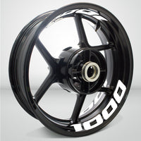 Dual Pack Inner Rim Tape Sticker Decal for Suzuki 1000 - Motorcycle stickers and decals