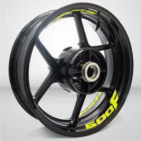 Dual Pack Inner Rim Tape Sticker Decal for Suzuki 600F - Motorcycle stickers and decals