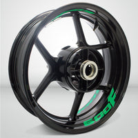 Dual Pack Inner Rim Tape Sticker Decal for Suzuki 600F - Motorcycle stickers and decals