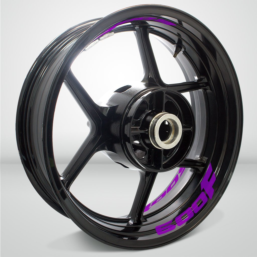 Dual Pack Inner Rim Tape Sticker Decal for Suzuki 600F - Motorcycle stickers and decals