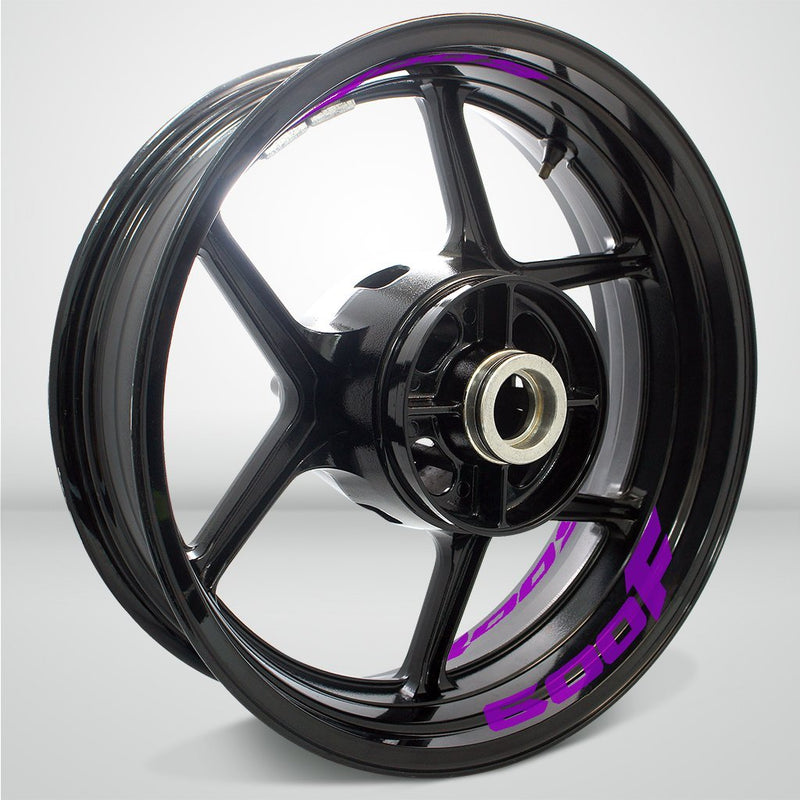 Dual Pack Inner Rim Tape Sticker Decal for Suzuki 600F - Motorcycle stickers and decals