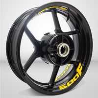 Dual Pack Inner Rim Tape Sticker Decal for Suzuki 600F - Motorcycle stickers and decals