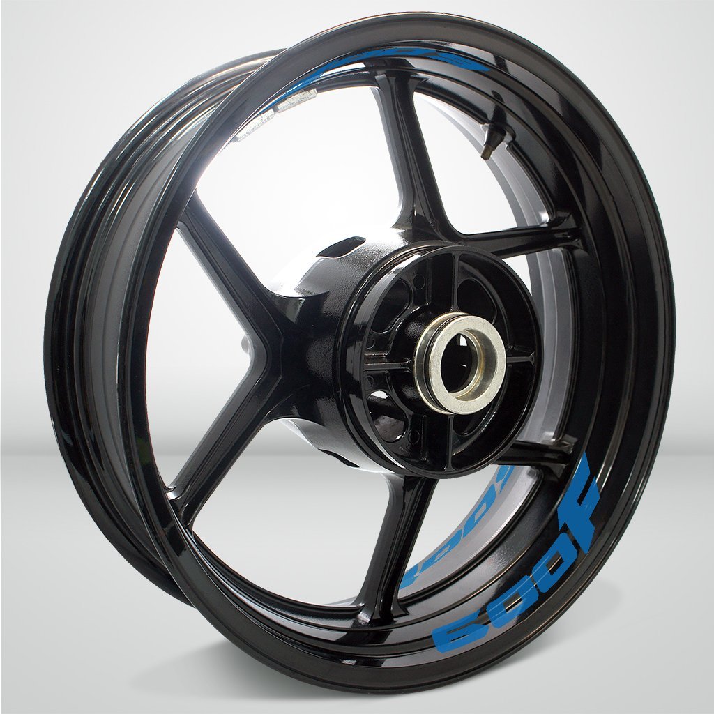 Dual Pack Inner Rim Tape Sticker Decal for Suzuki 600F - Motorcycle stickers and decals