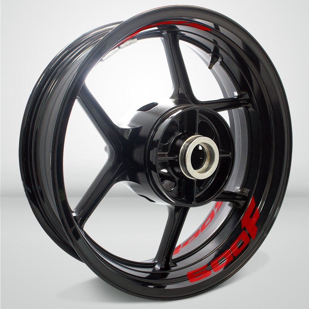 Dual Pack Inner Rim Tape Sticker Decal for Suzuki 600F - Motorcycle stickers and decals