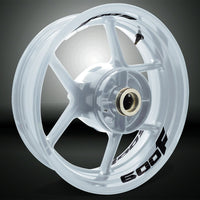 Dual Pack Inner Rim Tape Sticker Decal for Suzuki 600F - Motorcycle stickers and decals