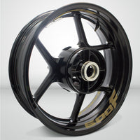 Dual Pack Inner Rim Tape Sticker Decal for Suzuki 600F - Motorcycle stickers and decals
